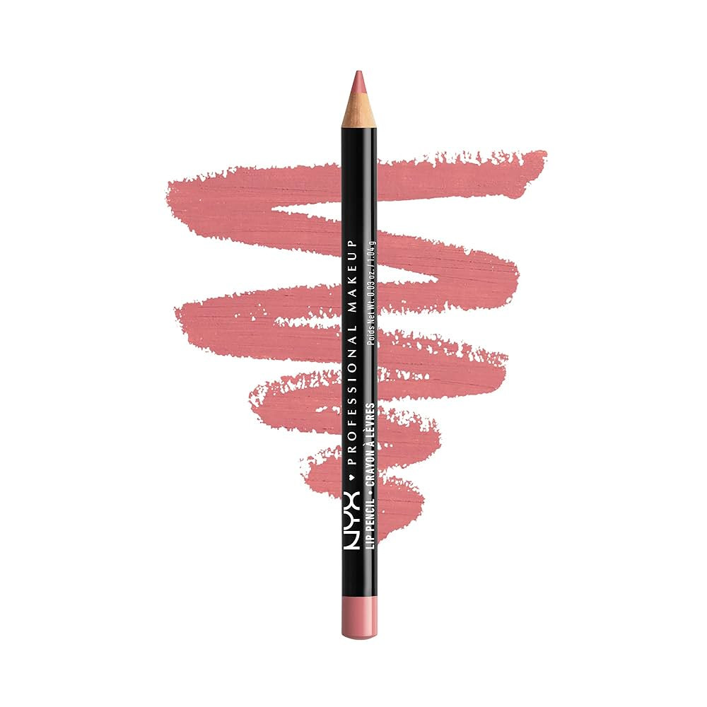 NYX PROFESSIONAL MAKEUP Slim Lip Pencil, Long-Lasting Creamy Lip Liner - Rose | Amazon (US)