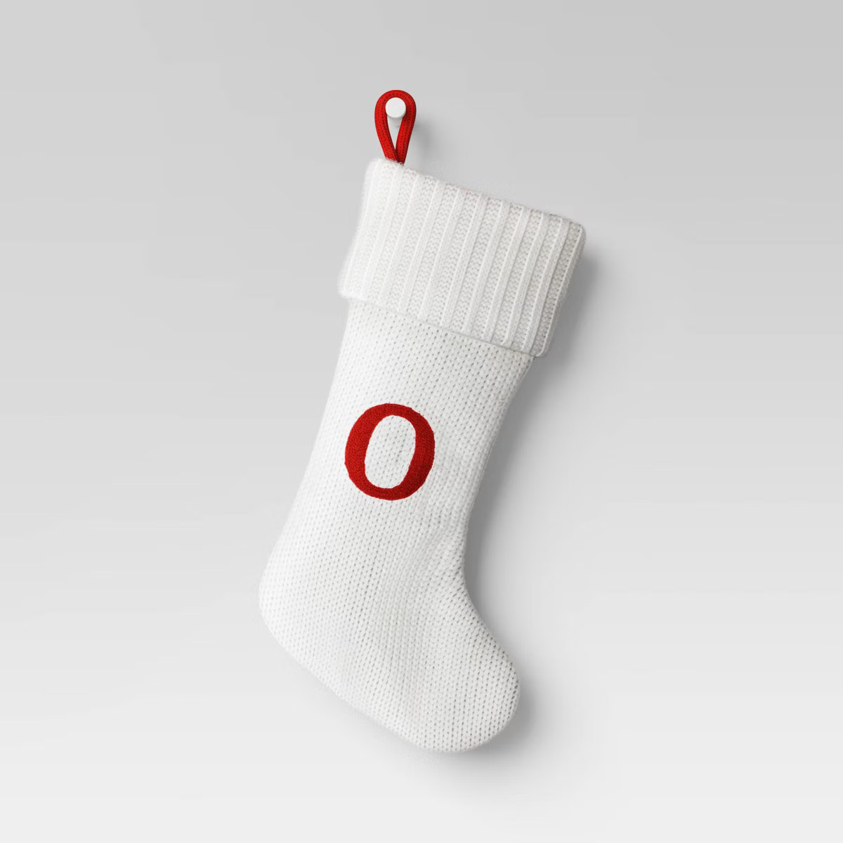 Knit Monogram Christmas Stocking White - Wondershop™ | Target