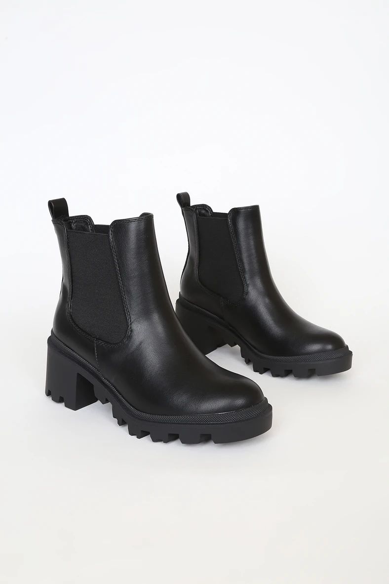 Waylen Black Ankle Boots | Lulus (US)