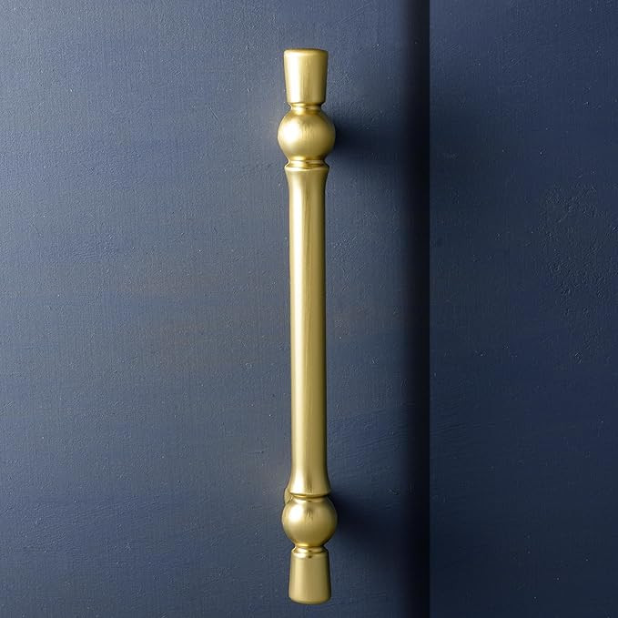 6 Pack Classic Brushed Gold Cabinet Pulls 3.75 inch (98mm) Kitchen Cabinet Handles, Vintage Style | Amazon (US)