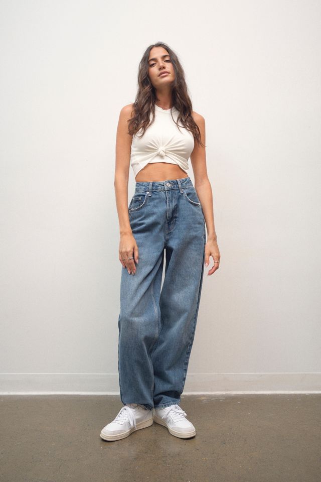 BDG High-Waisted Baggy Jean - Medium Wash | Urban Outfitters (US and RoW)