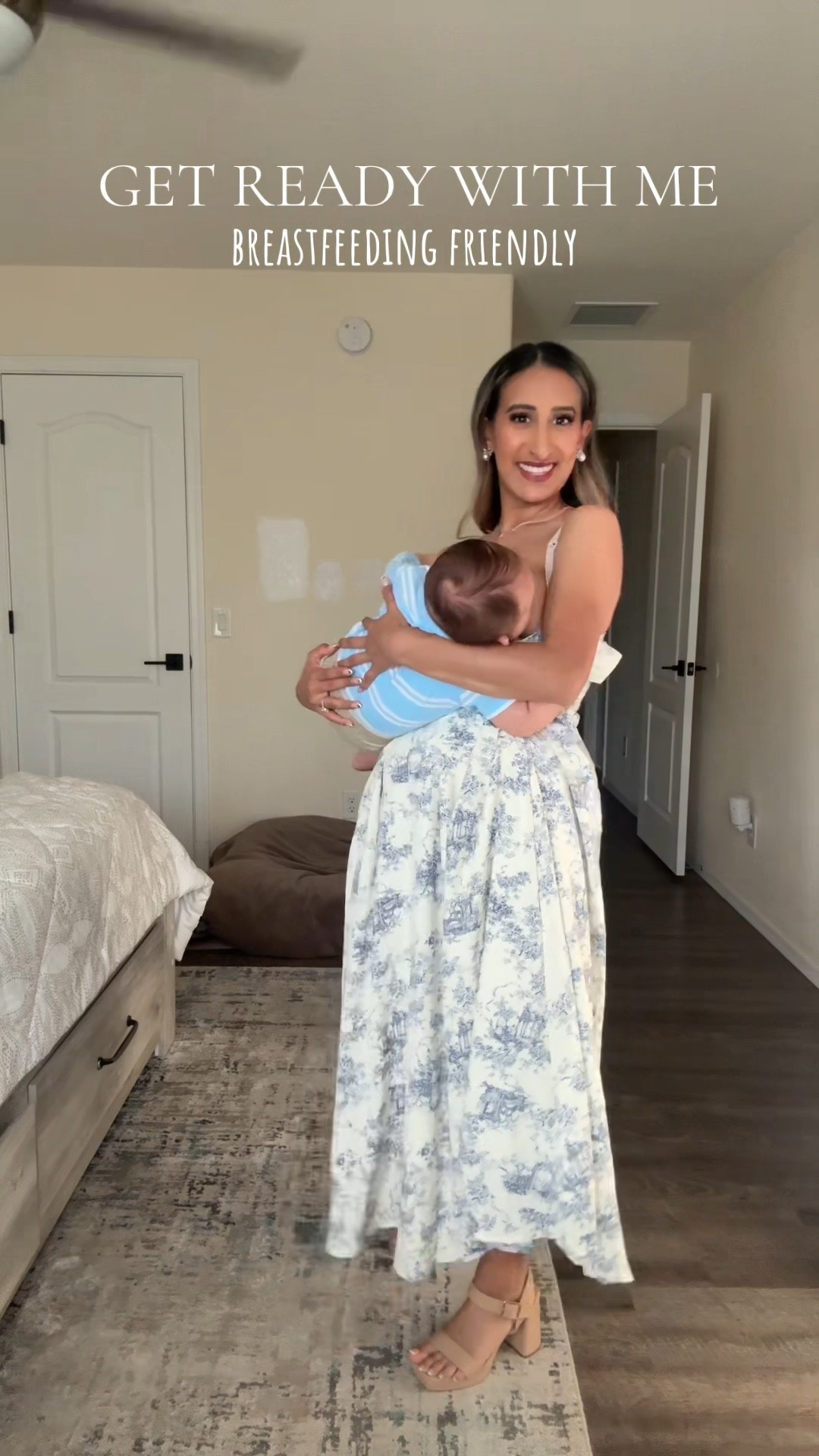 Feeling like myself again lately 💕
I’m finally finding my groove, learning how to dress in breastfeeding-friendly outfits while still feeling cute and confident!

I’m 5 months into breastfeeding my little sunshine, and I’m so grateful for my body and everything it’s done for us. 💪✨

This week, my pollito got his first tooth and started rolling all over the place! My mama heart can’t handle all these milestones, it’s so bittersweet watching him grow. 🥹💙

Btw, when we made it to our event and I took Zakyah out of his car seat… he had a big blowout all over this cute outfit 🤦🏽‍♀️😂
And of course, my backup outfit wasn’t nearly as cute…oh well, real mom life! 💩👶

#breastfeedingmom #nursingmama #momlife #babygiggles #firsttimemom 

#LTKBump #LTKBaby