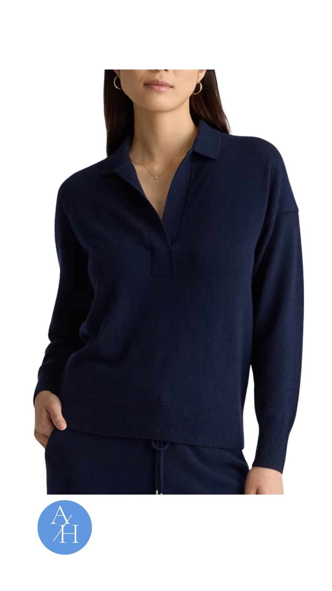 This best-selling cashmere sweater features an open-collar neckline and a relaxed, everyday fit made from ultra-soft Grade-A Mongolian cashmere. Lightweight yet cozy, it’s comfortable enough for all-day wear and polished enough to feel elevated with jeans, trousers, or layered under a blazer. A true wear-on-repeat staple that makes getting dressed effortless and refined.

#LTKootd #LTKgrwm #LTKOver40