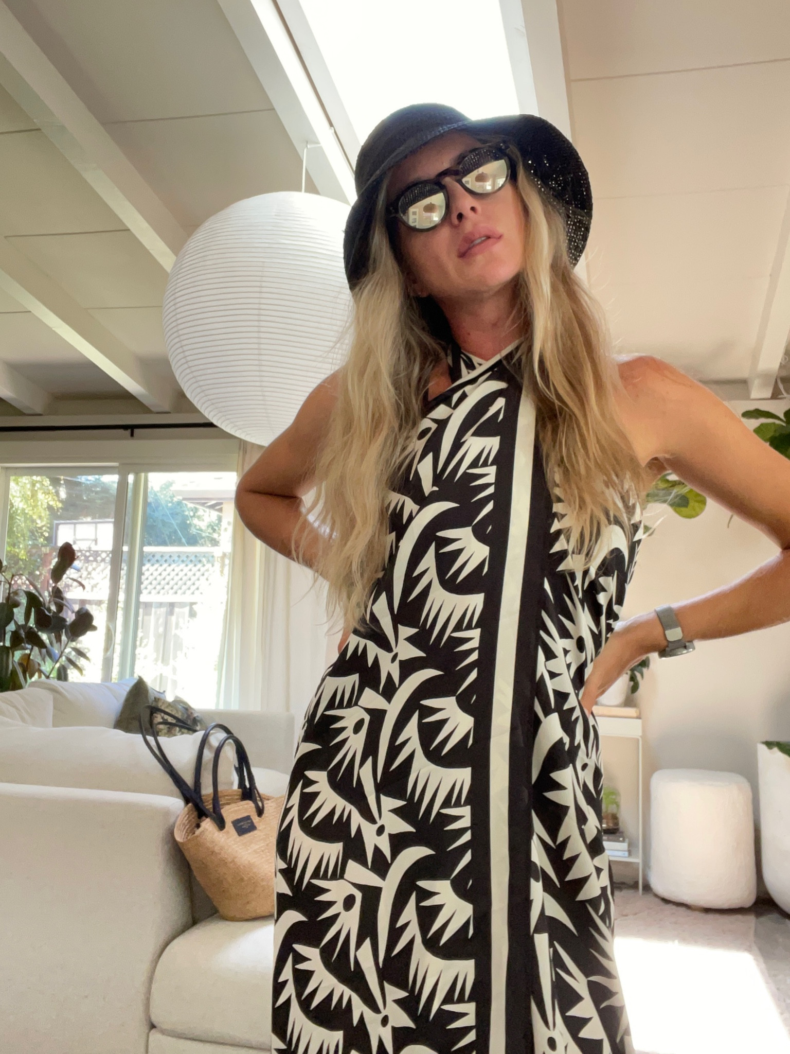 Pool day. 👓

I’ve wrapped my pareo around like a dress as a swim coverup. I love that the print looks like moons and suns. 🌞🌛

#LTKSeasonal #LTKswim