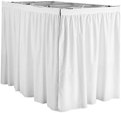 Extended Bed Skirt Twin XL (3 Panel Set) - White | Amazon (US)