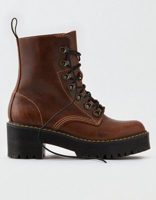 Dr. Martens Leona Platform Boot | American Eagle Outfitters (US & CA)