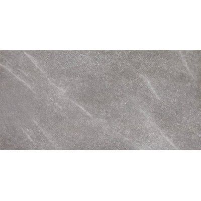 STAINMASTER  Harbor Gray 12-in x 24-in Matte Porcelain Stone Look Floor and Wall Tile | Lowe's