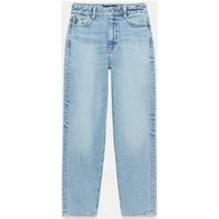 Zara - Z.05 Mom Fit High-Waist Jeans - Mid-Blue - 27 (Us 4) - Woman | Zara US