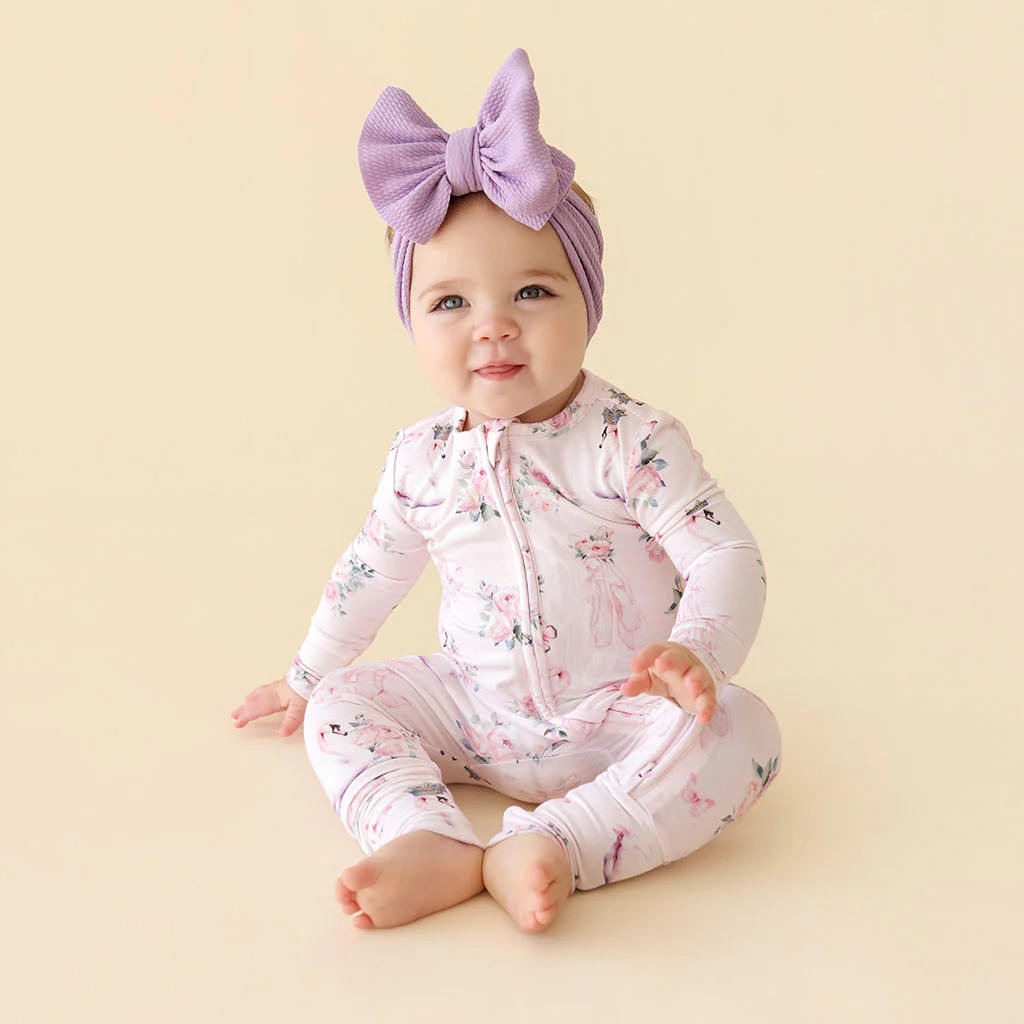Swan Pink Baby Convertible Sleeper | Pirouette | Posh Peanut