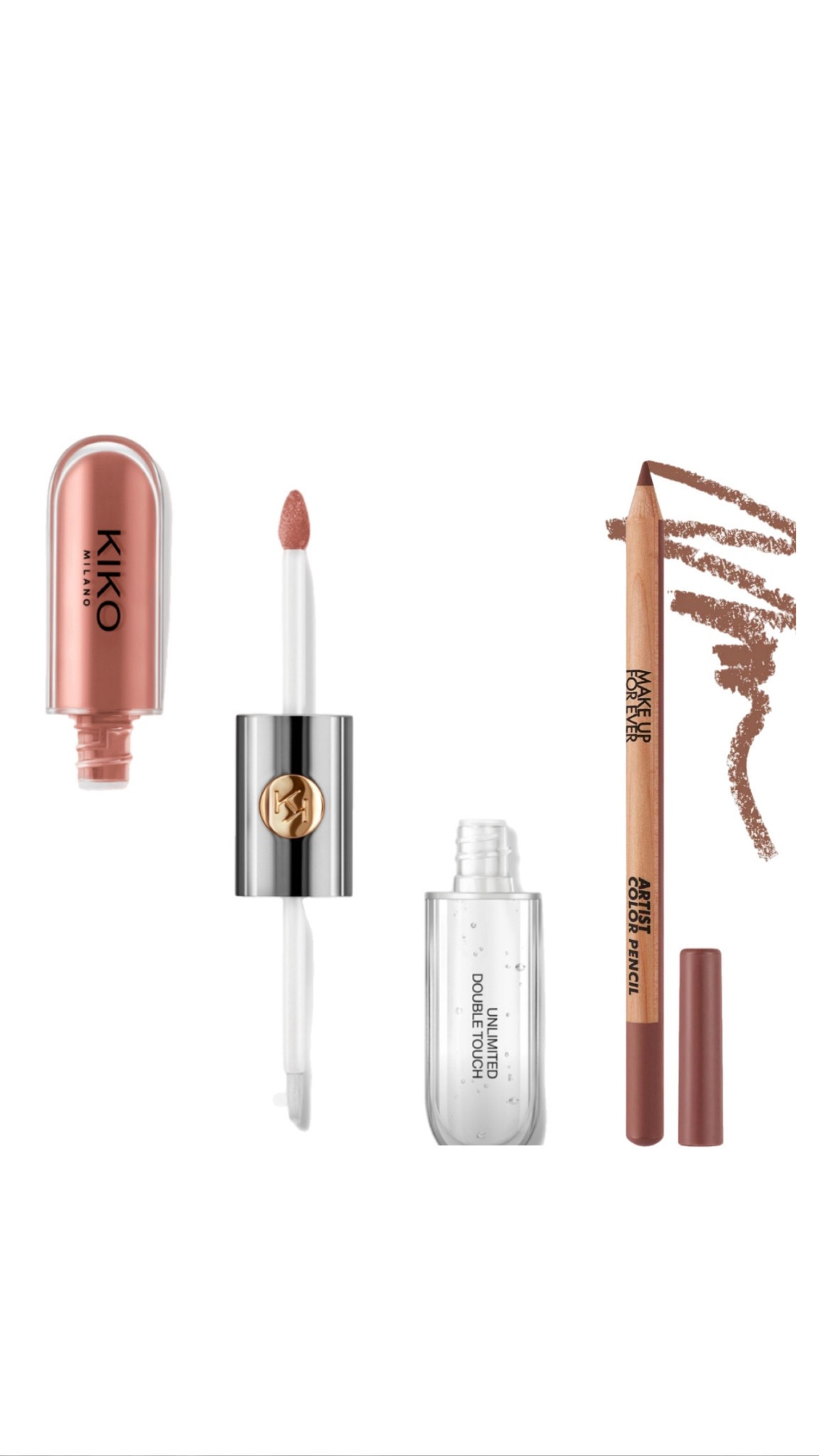 Los tonos que yo usé son: Delineador “anywhere caffeine” y labial “103 natural rose"