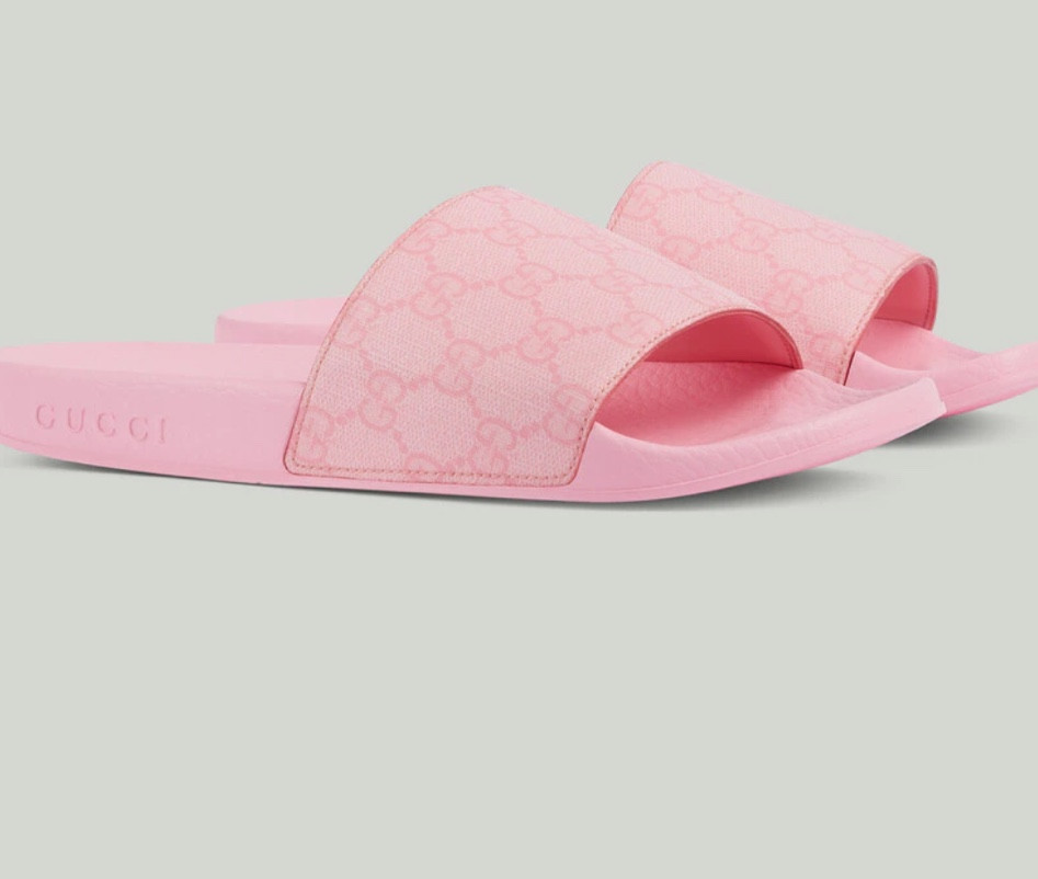 Gucci GG Crystal Mesh Slide Sandal … curated on LTK