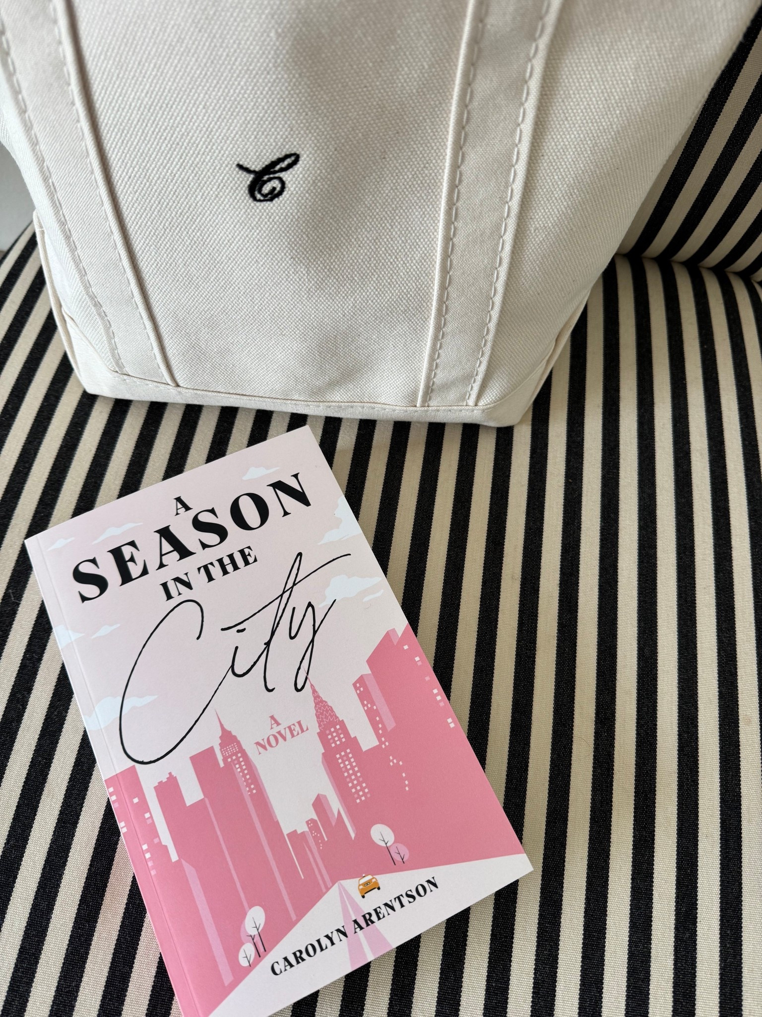 Boat tote and reading material for summer 

#LTKdayinmylife #LTKSeasonal