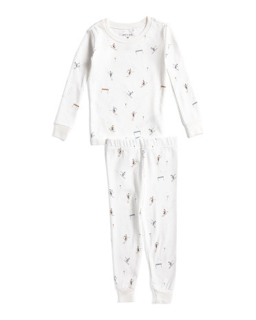 Toddler And Little Kids 2pc Ski Print Pajama Set | Toddler Girls (2t-5t) | Marshalls | Marshalls
