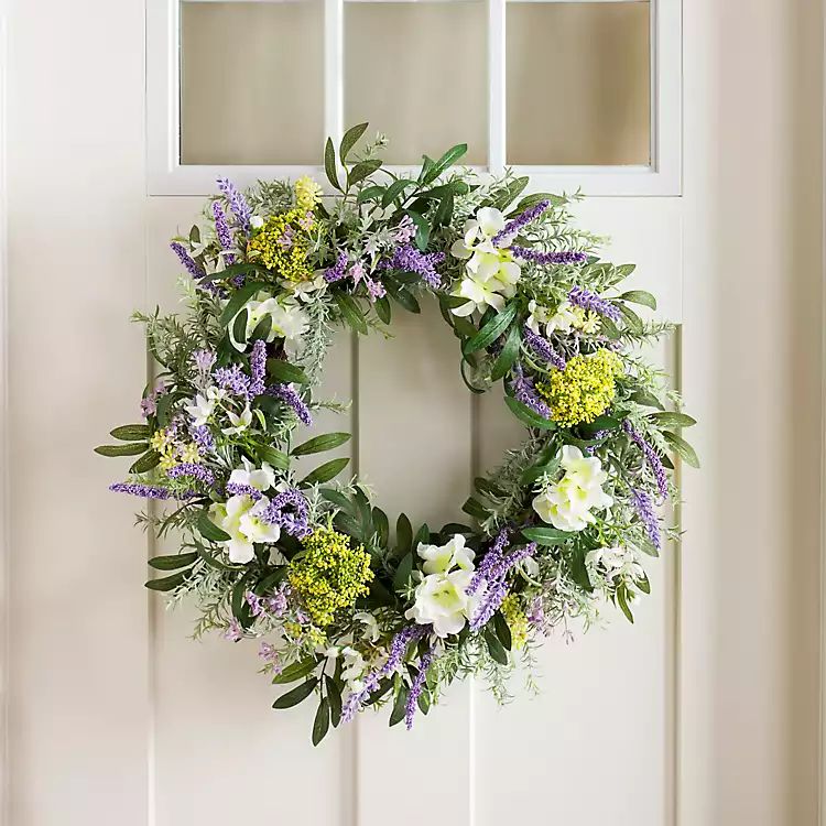 Lavender and Hydrangea Wreath | Kirkland's Home