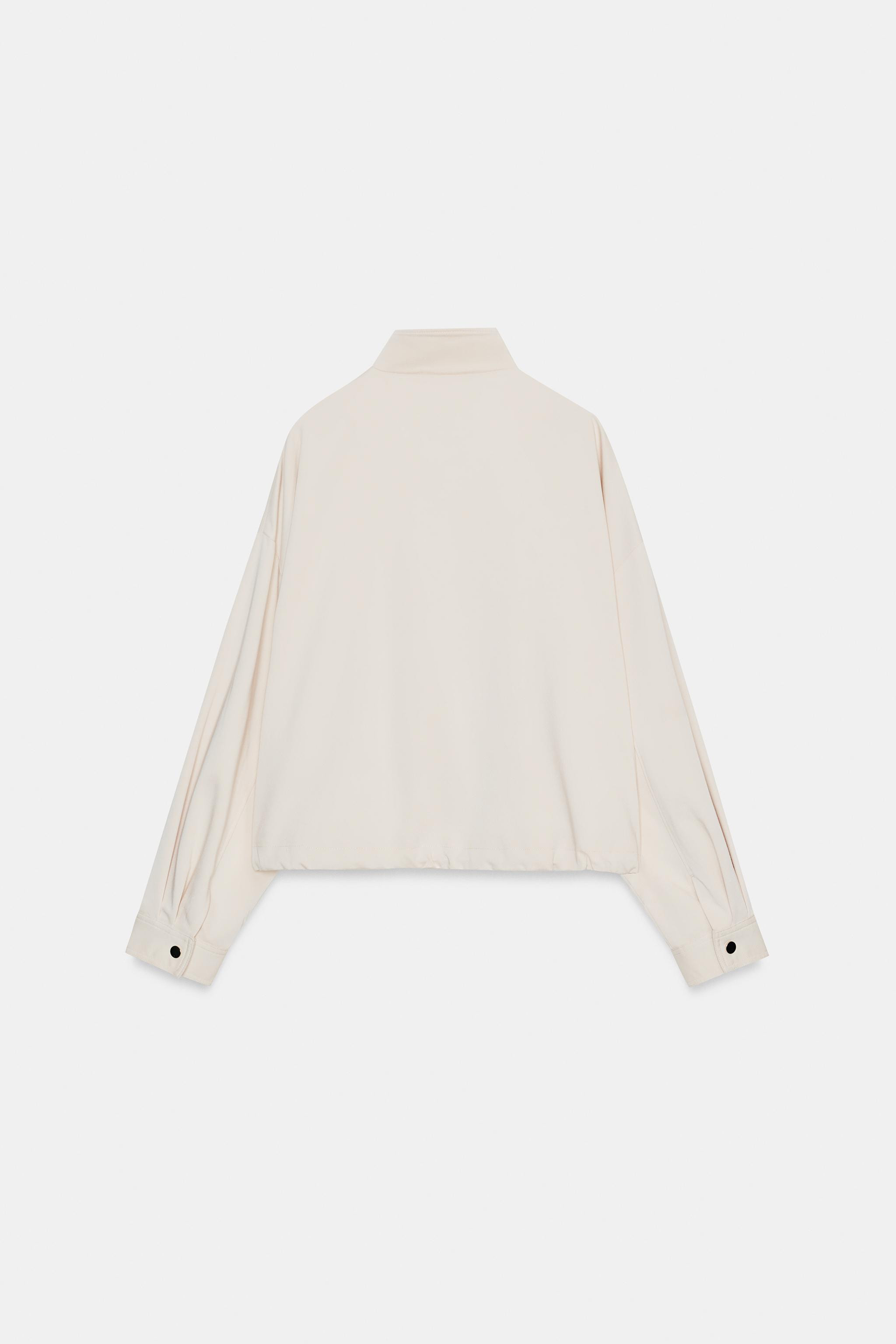 HIGH-NECK BOMBER JACKET | Zara UK