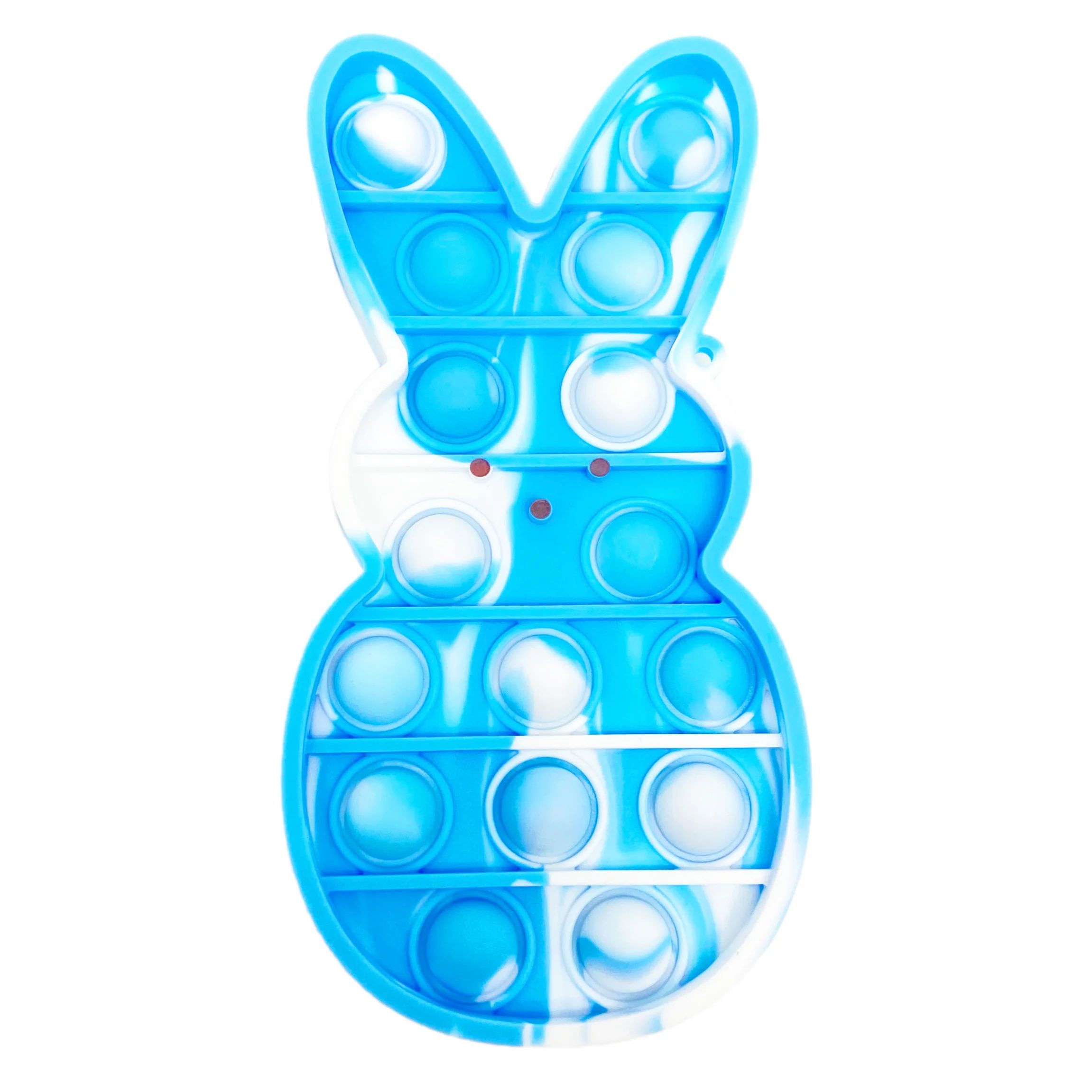 WAY TO CELEBRATE! Easter Peeps Pop-it Handheld Fidget Toy Blue and White Bunny Shape | Walmart (US)