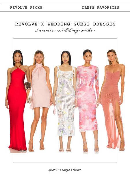 Summer weddings are my favorite because it’s easy to incorporate color into your outfit. These revolve gowns are STUNNING! 

revolve l revolve dresses l summer l summer dress l wedding guest dress