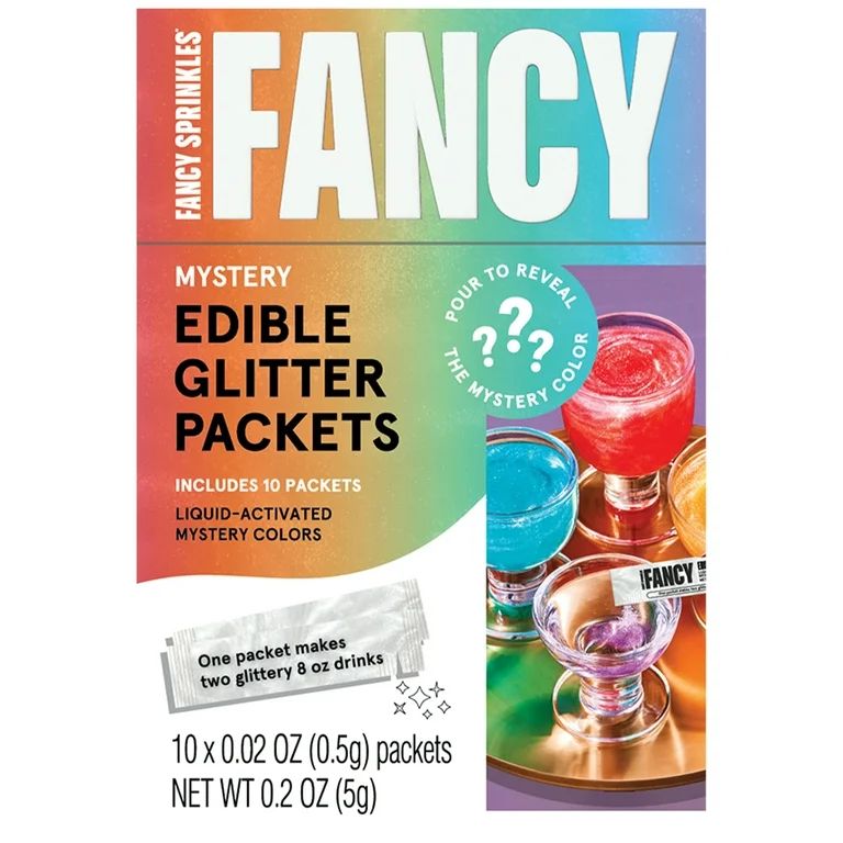 Fancy Sprinkles Mystery Fancy Easter Edible Glitter Packets, 10 Count | Walmart (US)