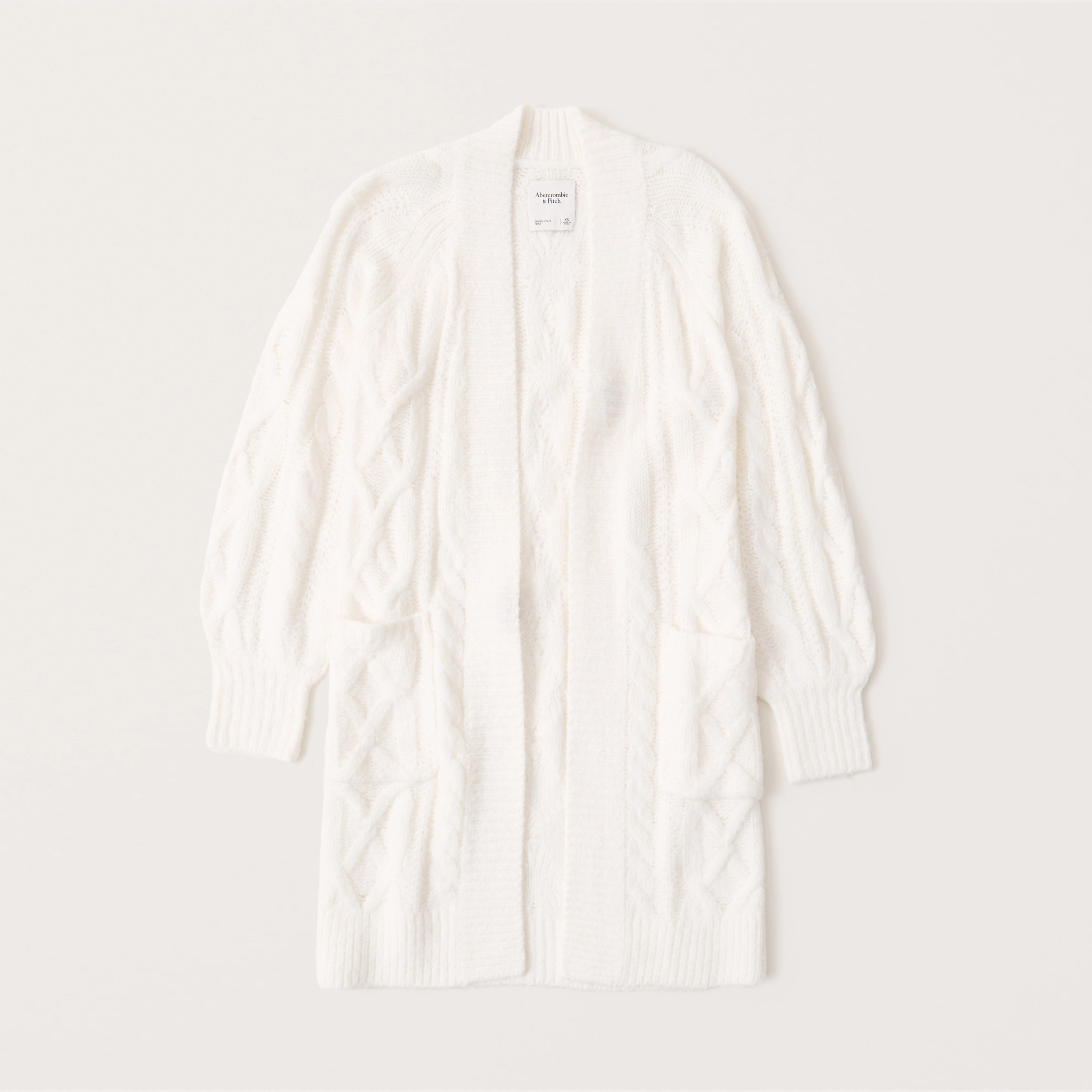 Cable-Knit Duster Cardigan | Abercrombie & Fitch (US)