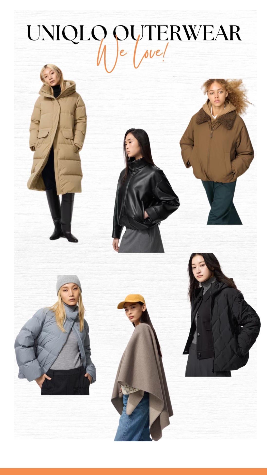 Uniqlo Outerwear We Love!#puffycoat #poncho