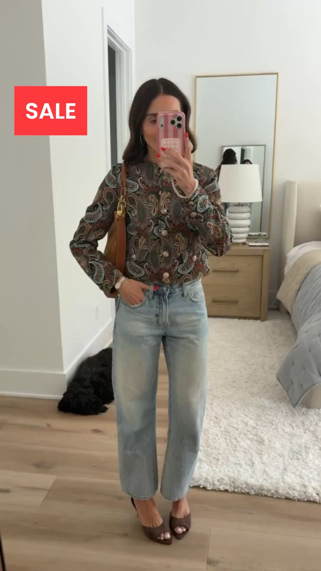 Nordstrom sale, jacket 40% off size 0, Open Edit heeled sandals 44% off, STAUD bag 40% off.

#LTKOver40 #LTKSaleAlert