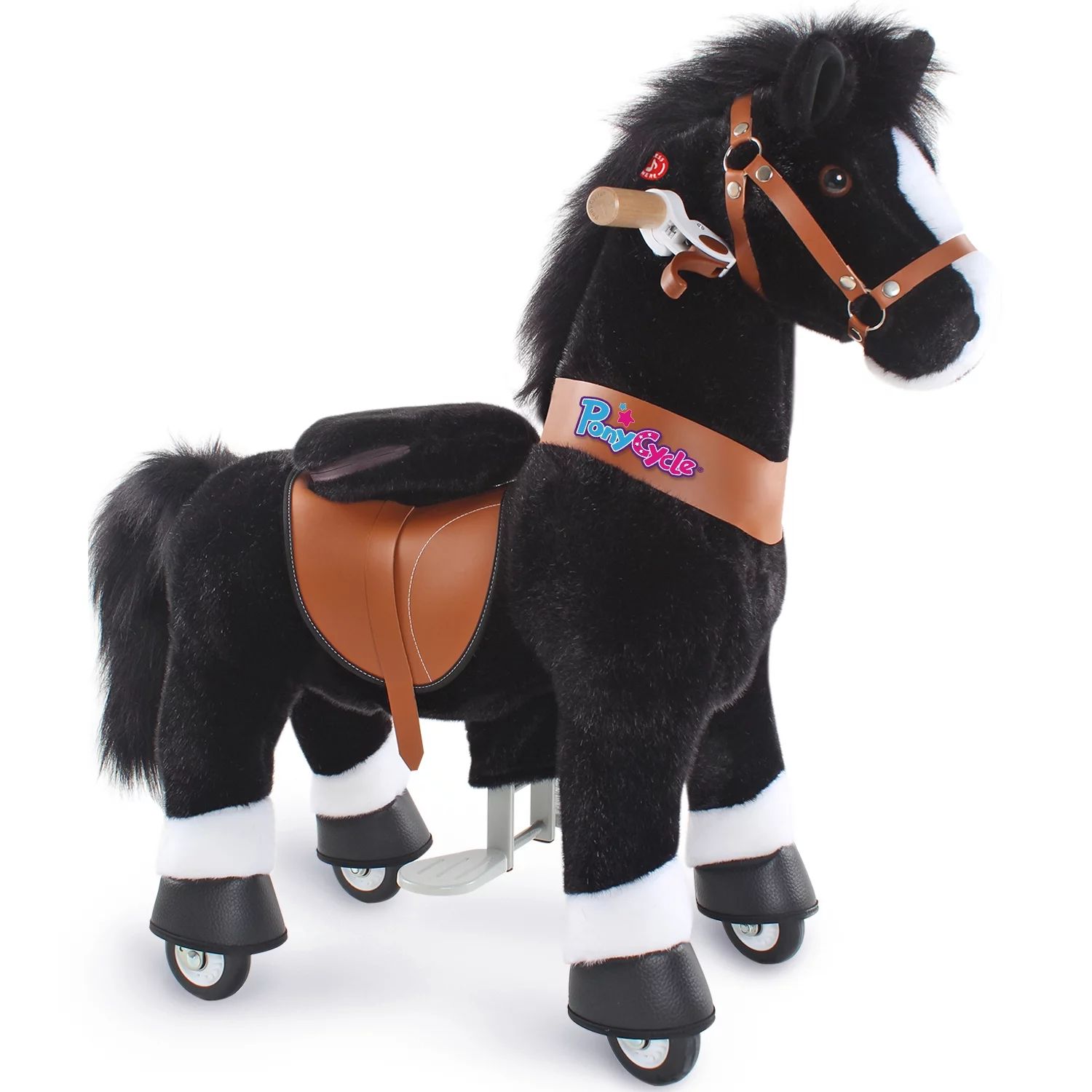 PonyCycle Ride On Horse Animal Black for Age 3-5 Ux326 - Walmart.com | Walmart (US)
