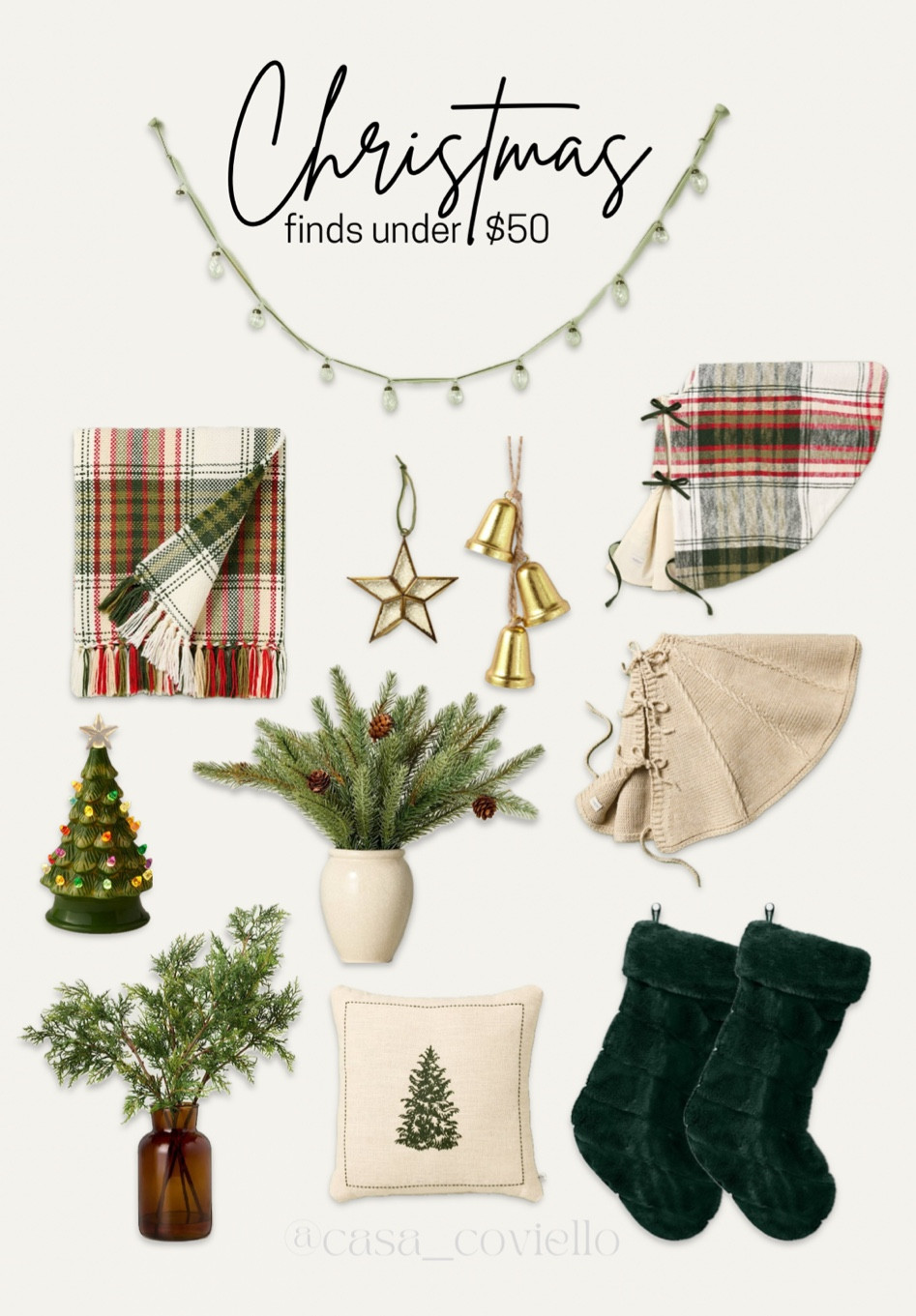 Christmas finds under 50! Nostalgic edition 🥹

#LTKFindsUnder50 #LTKHoliday #LTKHome