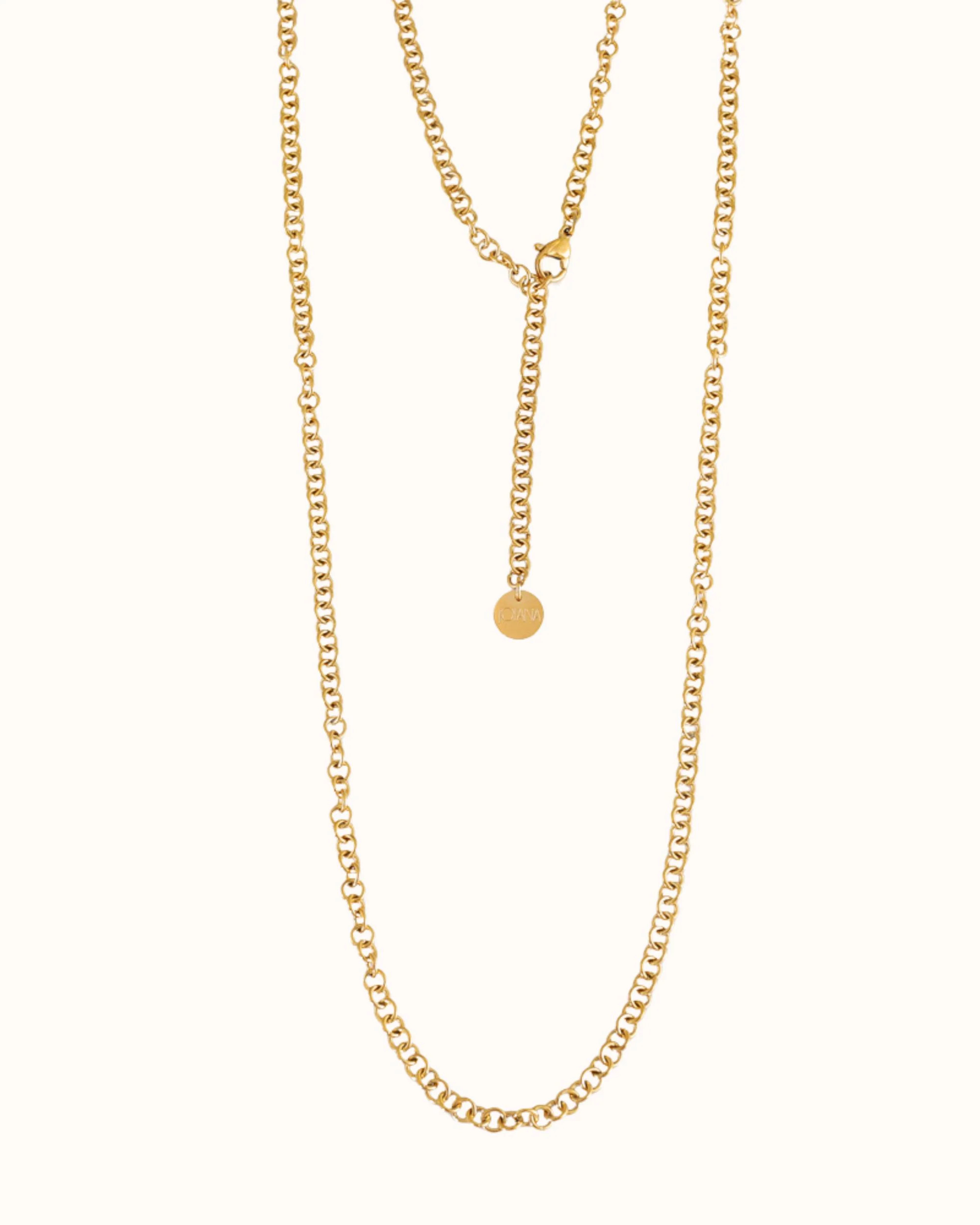 Long Rolo Chain | Joiana Jewelry