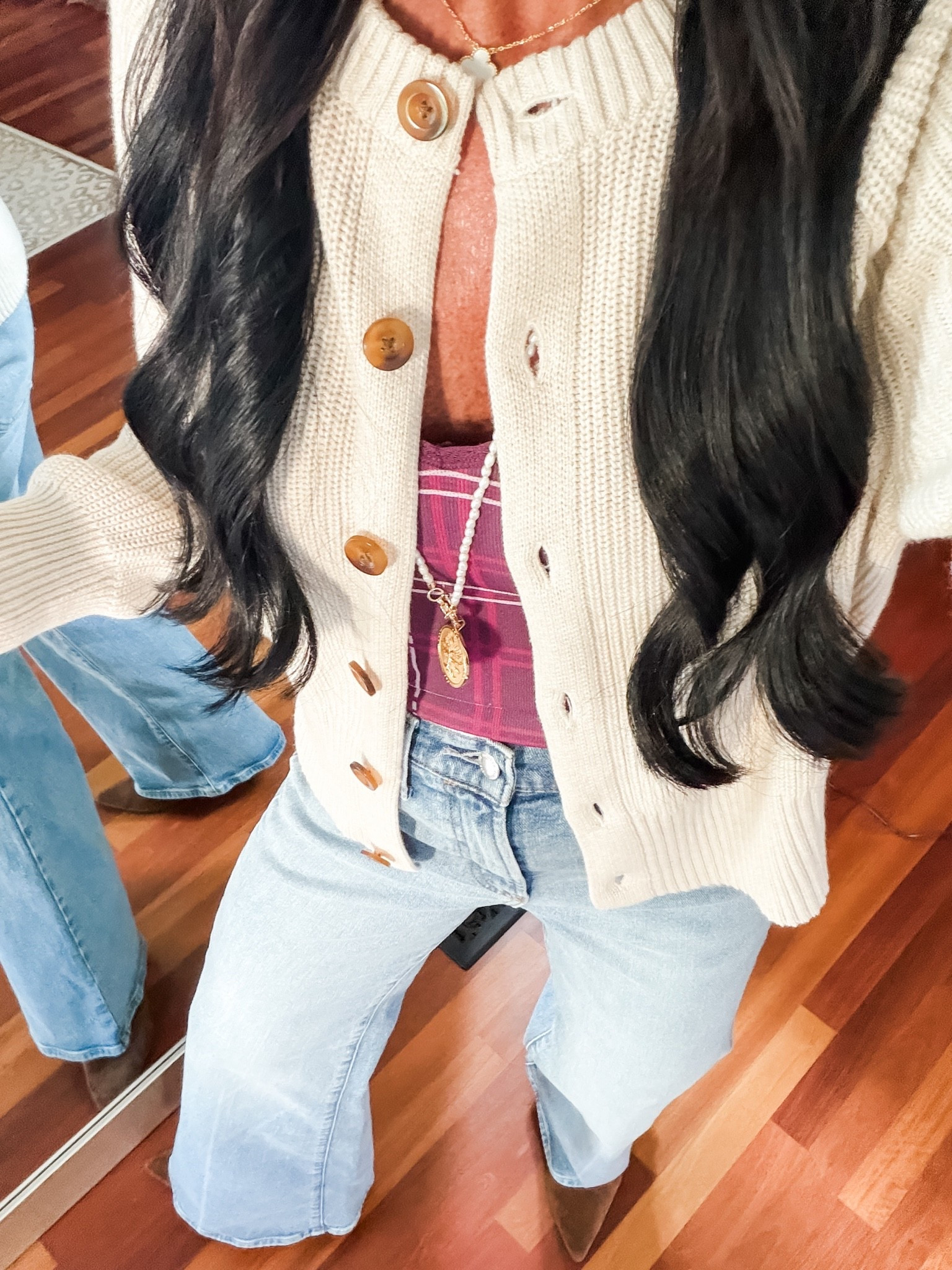 The cutest plaid tank! Wearing a small in both tops and 2 denim 
@Target

#LTKootd #LTKSeasonal #LTKSaleAlert