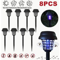 Solar Mosquito Killer With 2 Light Mode Outdoor Waterproof Led Light Bug Zapper Mosquito Trap Lamps For Garden Lawn Camping | AliExpress (US)