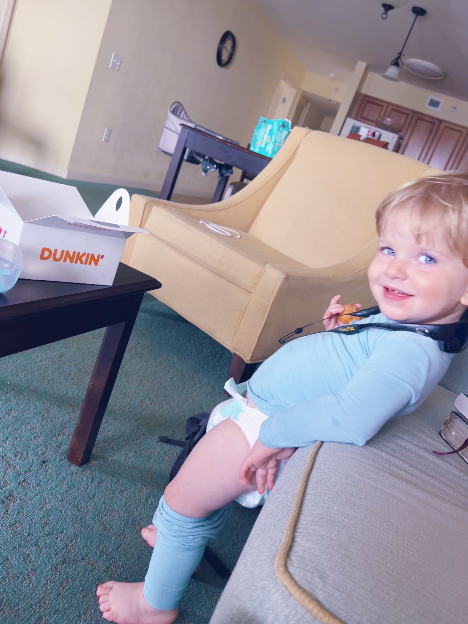 and someone sure is livin’ his best life lol - enjoying dada’s birthday 🎉 donut 🍩 holes, no pants no problem 🤣, and dada’s sunglasses 😎 on backwards 😂 - this kid is truly the MOST fun 🤩 

#LTKtravel #LTKfamily #LTKbaby