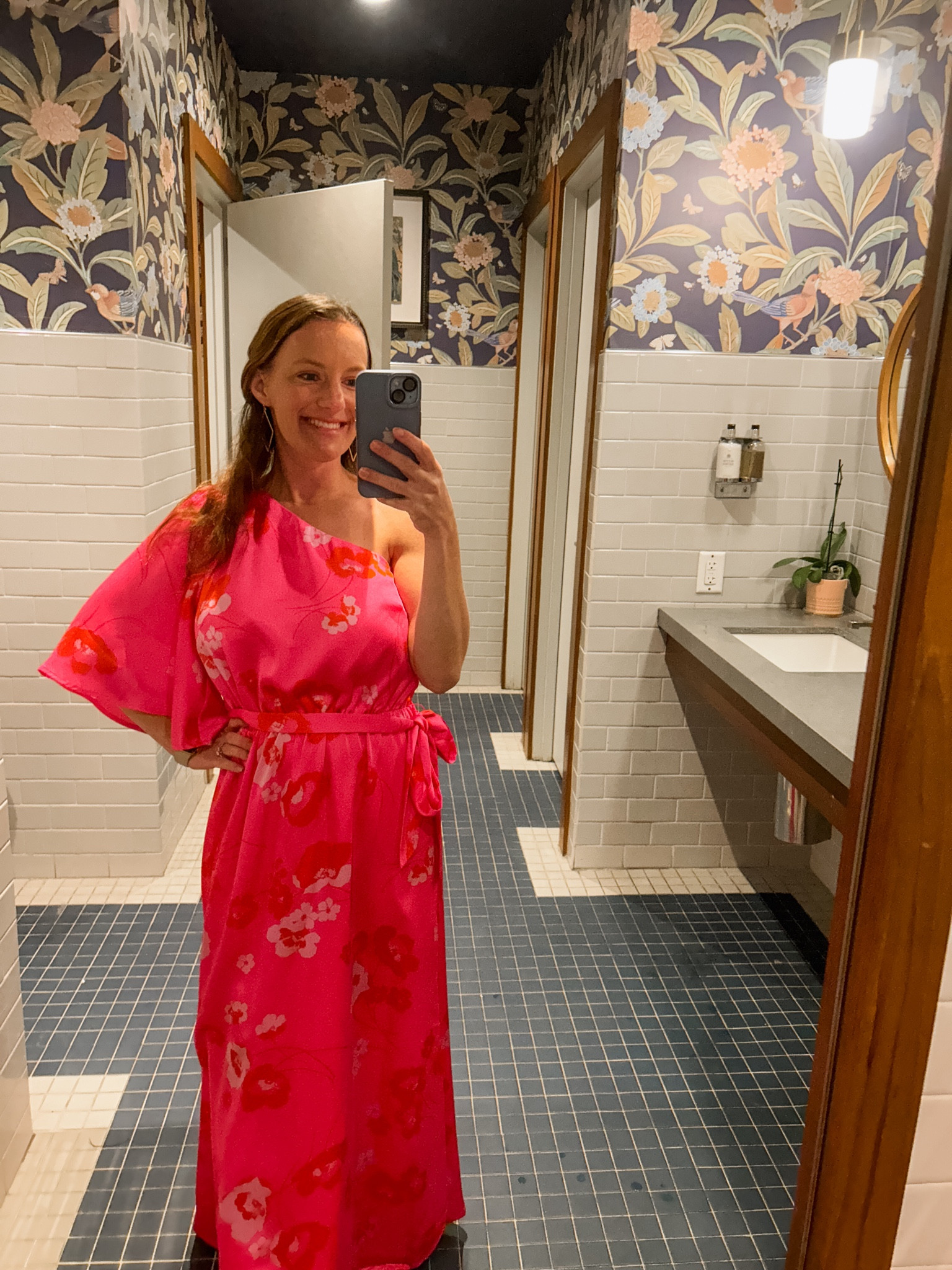 Wedding guest dress
One shoulder silk dress with tie to cinch your waist 
Flattering on all body types 
Perfect for spring and summer weddings and other formal events 

FYI: I’m 5 feet tall and had to have it hemmed and taken in a little bit 


#LTKwedding #LTKstyletip #LTKSeasonal