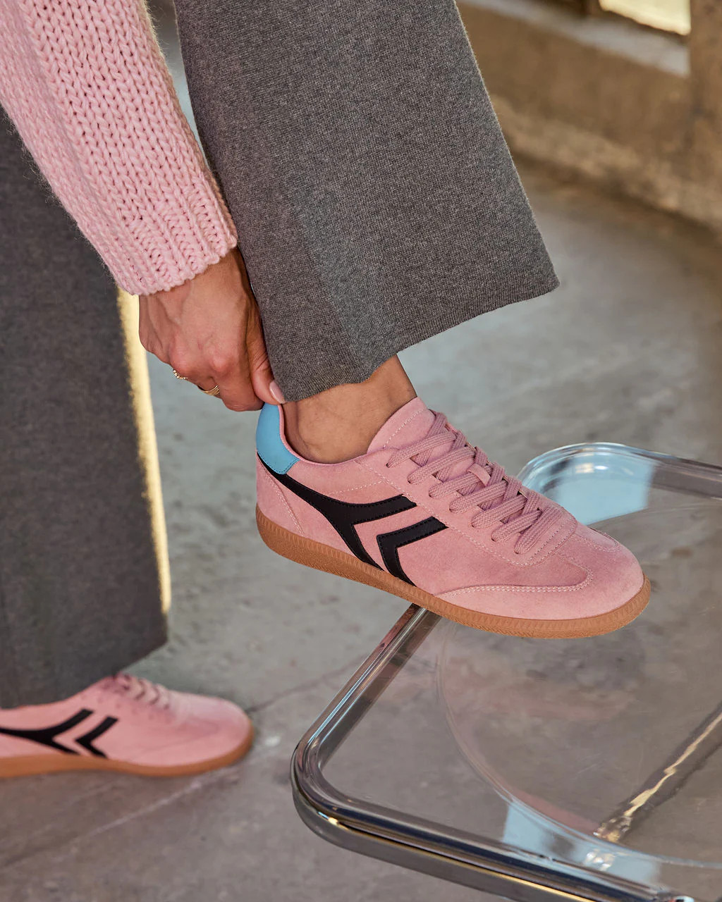 Lorilai Faux Suede Lace Up Sneakers | VICI