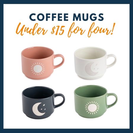 This coffee mug set is giving us ALL the Anthro vibes 🤩💕😍 The colors and prints are perfection and they even come with a stand to stack them on your counter. Even better, they’re JUST $13.98 which means you’re paying just $3.50 per mug!!! 😱🔥🙌🏼

#LTKFind #LTKunder50 #LTKhome