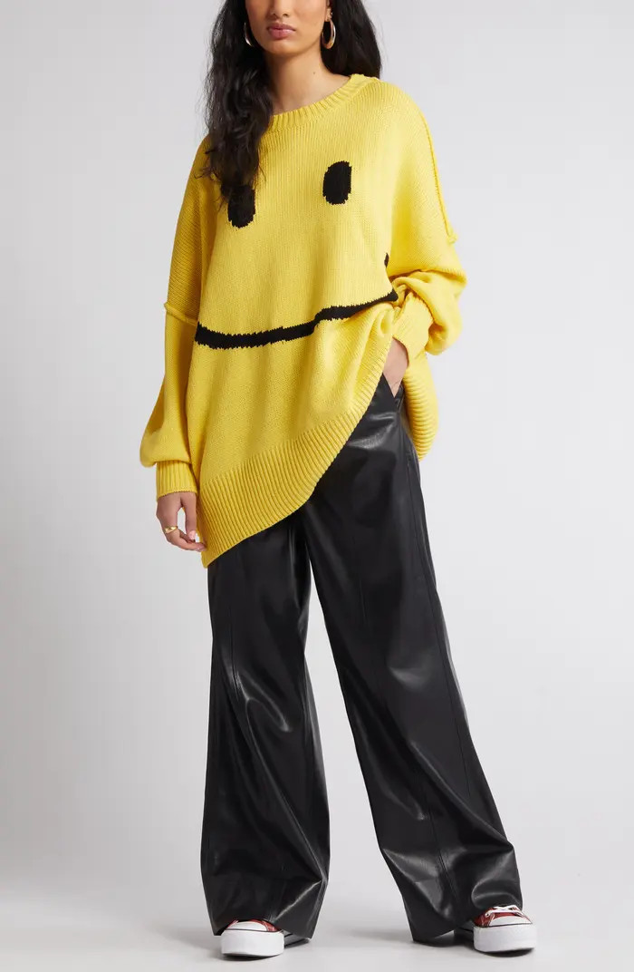 Smile Oversize Sweater | Nordstrom