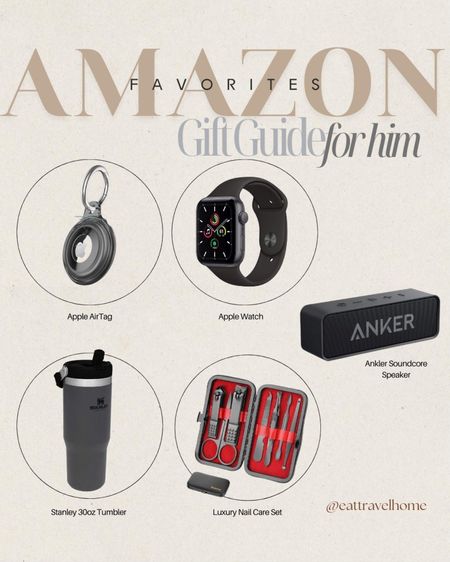 Amazon Gift Guide For Men 🖤


🛍️ AirTag, Apple Watch,
Anker Speaker, Stanley Tumbler,  Mani-Pedi Set

#LTKtravel #LTKmens #LTKxPrimeDay