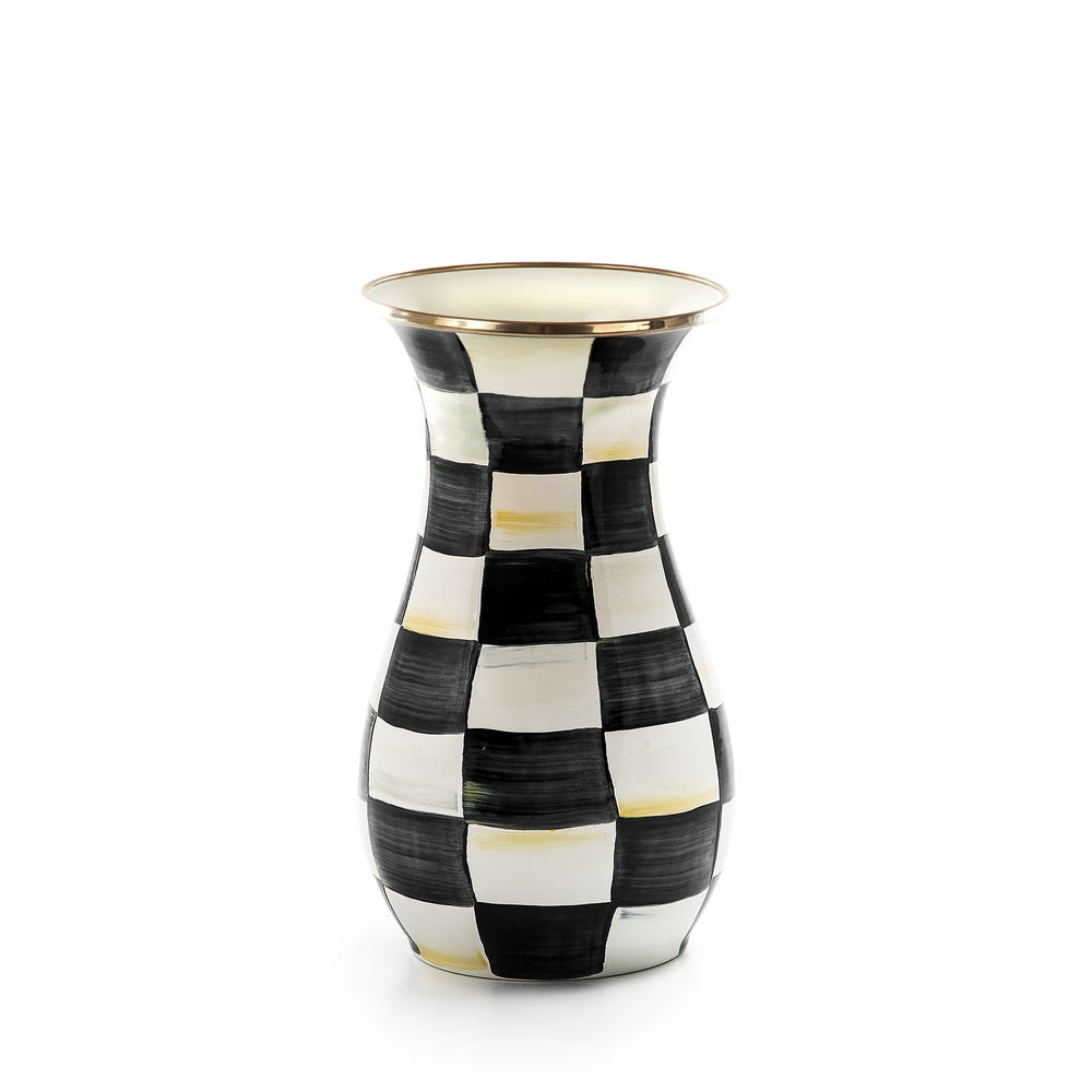 Courtly Check Tall Vase | MacKenzie-Childs