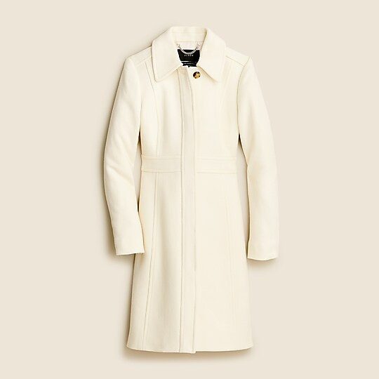 New lady day topcoat in Italian double-cloth wool | J. Crew US