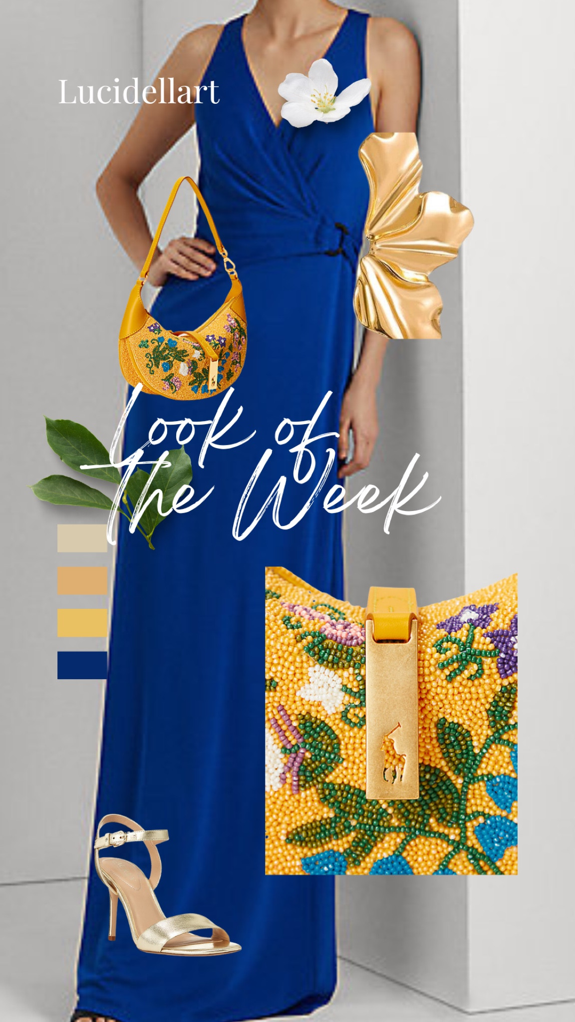 Abito lungo night out look da sera outfit cena evento gala matrimonio vestito blu elettrico abbinamento per sera romantica notte speciale outfit elegante party occasione speciale

#LTKeurope #LTKstyletip #LTKwedding