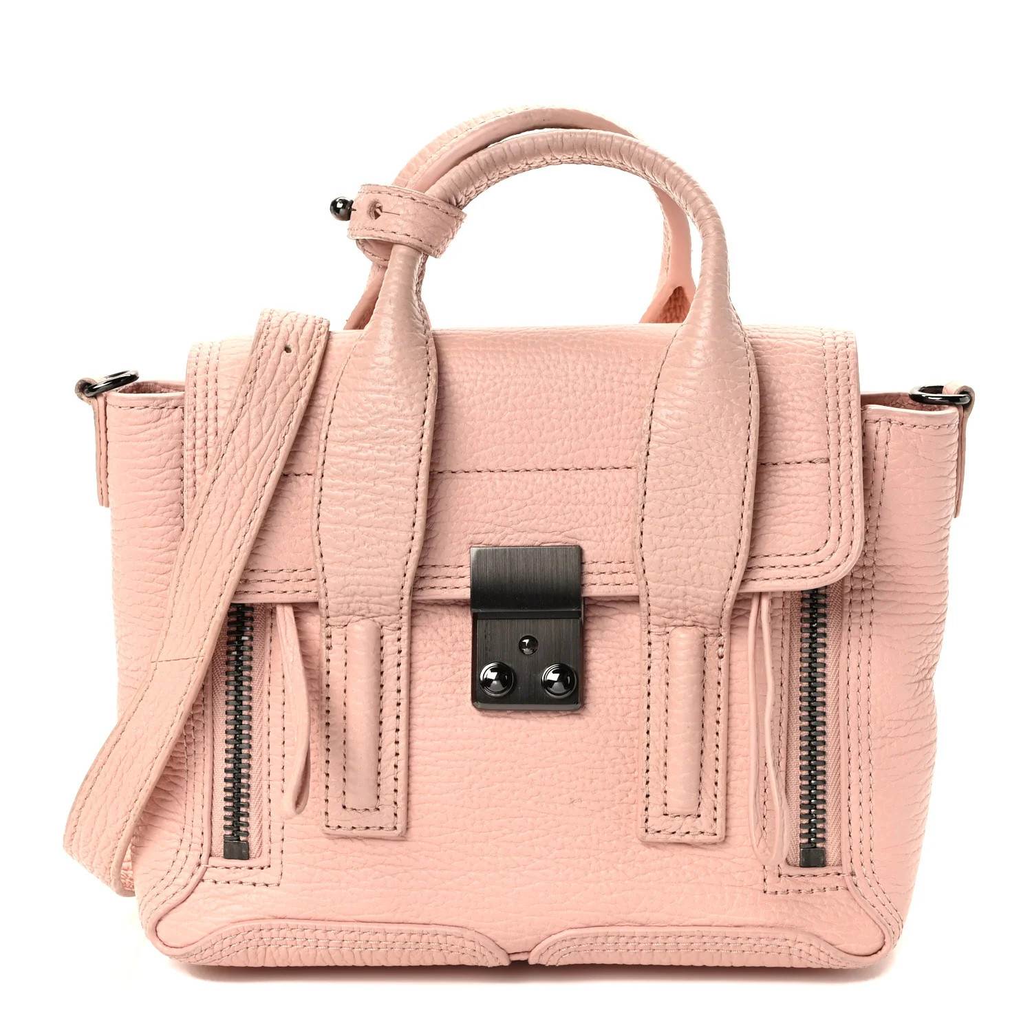Textured Calfskin Mini Pashli Satchel Petal | FASHIONPHILE (US)
