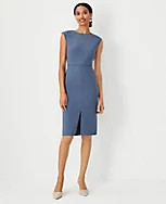 The Crew Neck Sheath Dress in Bi-Stretch | Ann Taylor (US)