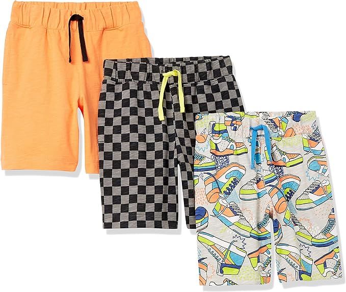 Spotted Zebra Boys and Toddlers' Knit Jersey Play Shorts, Multipacks | Amazon (US)