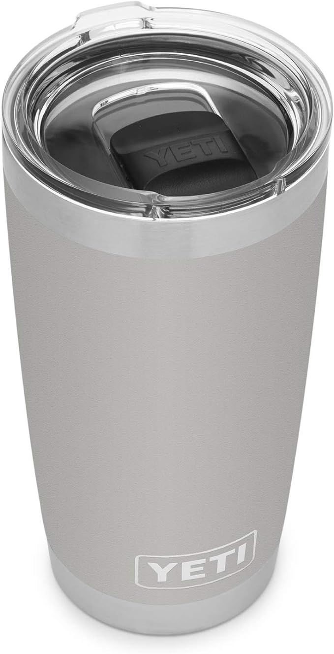 YETI Rambler 20 oz Tumbler, Stainless Steel, Vacuum Insulated with MagSlider Lid, Granite Gray | Amazon (US)