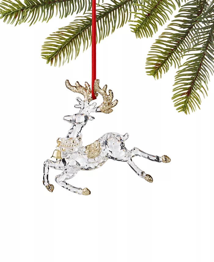 Shine Bright Jumping Deer Ornament, Created for Macy's | Macys (US)