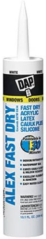 Dap 18425, White Caulk, 10.1 oz, 10.1 Fl Oz | Amazon (US)
