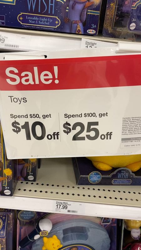 Huge Target toy sale! Spend $50 get $10 off and spend $100 get $25 off! Perfect time to buy you holiday toys !

#LTKkids #LTKsalealert #LTKHoliday