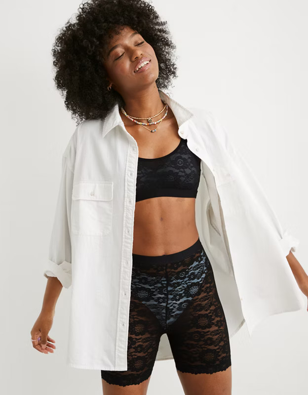 Aerie Anytime Fave Oversized Shirt | Aerie