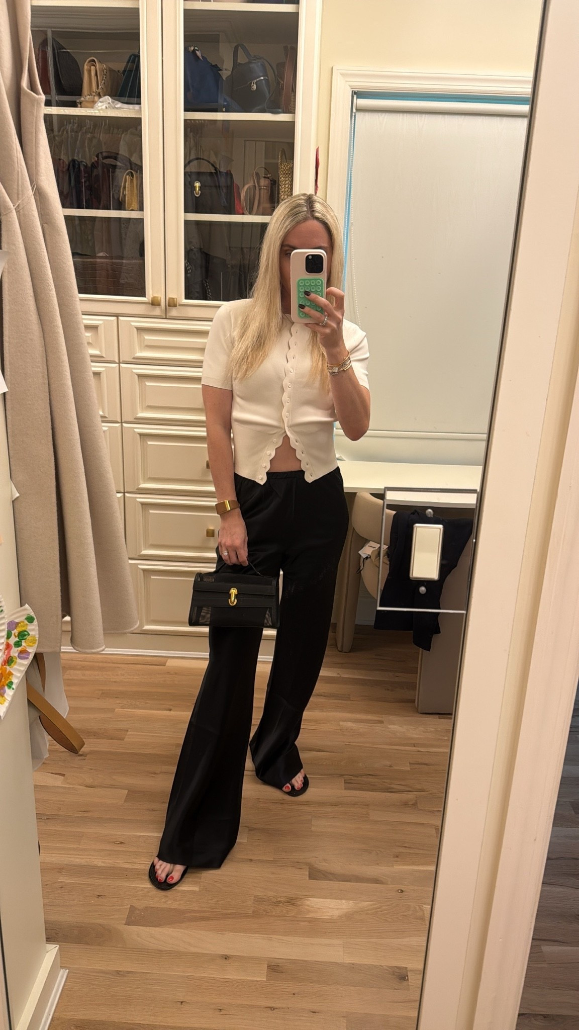 A little summer outfit 

S top 
XS pants