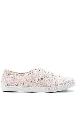 Vans Authentic Lo Pro Sneaker in Pink & True White | Revolve Clothing