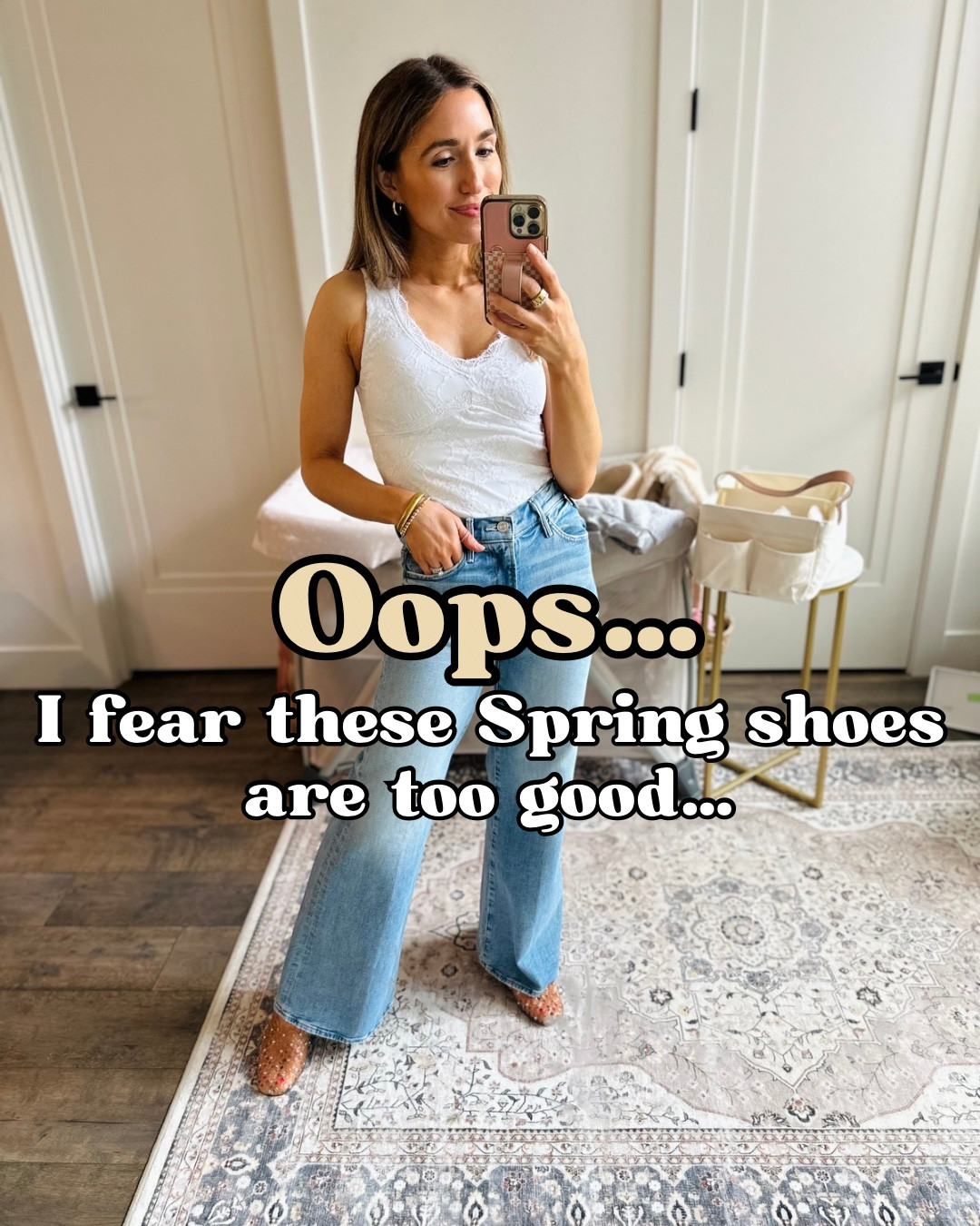 Spring shoes you will love!!!🌟Sizing:
Adidas shoes run big, go down 1/2 size
🌟Steve Madden mino bling shoes run big, go down 1/2 size 🌟Amazon maijed jellies run big, I went down 1/2 size

 Sneakers, sandals, jellies, sneakerinas, woven, flats, crochet, ballet shoes, etc.

#LTKMothersDay #LTKootd #LTKPetite